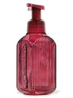 Прозорий диспенсер для мила Bath and Body Works - червоний