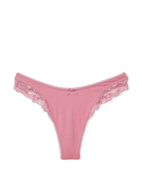 Котонові трусики стрінги Victoria's Secret