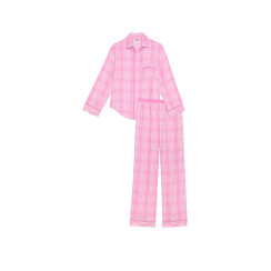 Фланелева піжама Flannel Long Pajama Set від Pink