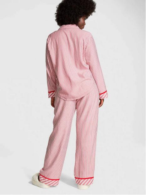 Фланелева піжама Flannel Long Pajama Set від Pink