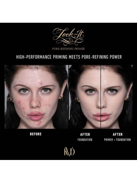 Праймер KVD Beauty Lock-It Vegan Pore-Refining Hydrating Primer with Rice Water 1 oz / 30 mL