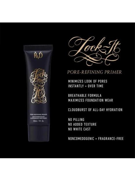Праймер KVD Beauty Lock-It Vegan Pore-Refining Hydrating Primer with Rice Water 1 oz / 30 mL