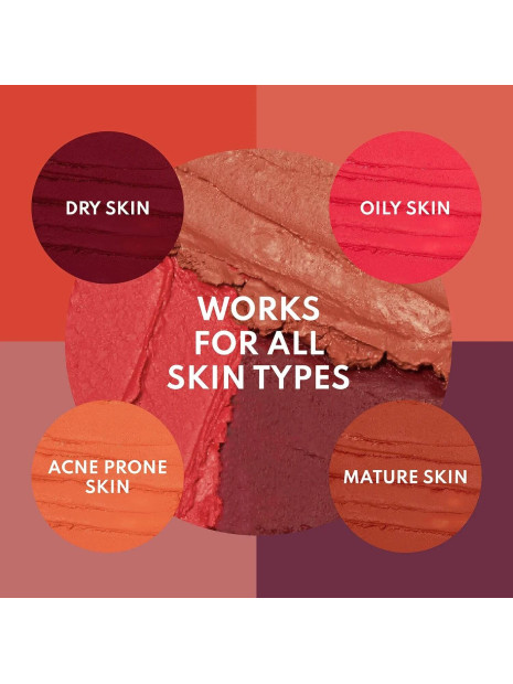 Рум'яна Danessa Myricks Beauty Yummy Skin Blurring Balm Powder Flushed - Matte Color for Cheek & Lip N Brunch neutral rosey pink Standart Matte