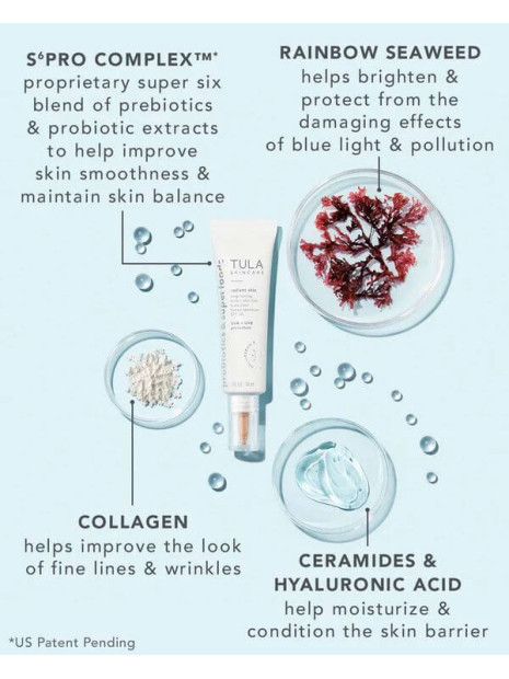 Освітлююча тінтована сироватка TULA SKINCARE Radiant Skin Brightening Serum Skin Tint SPF 30 - світлий нейтральний теплий відтінок, 30 мл