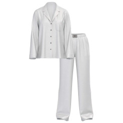 Сатинова піжама Glazed Satin Dew Drop Long Pajama Set Victoria's Secret