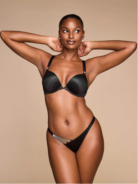 Трусики зі стразами Shine Strap Smooth Brazilian Panty Victoria's Secret