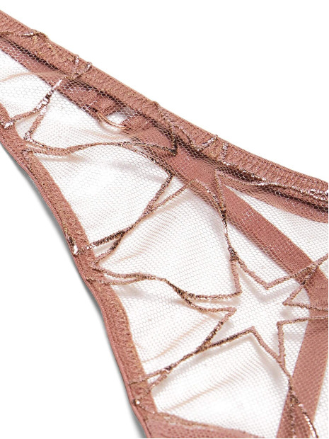 Трусики зі стразами Very Sexy Stardust Embroidery High-Leg V-String Panty Victoria's Secret