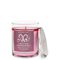 Ароматизована свічка Twisted Peppermint Bath & Body Works