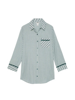 Легка ночнушка Victoria's Secret  Festive Flannel Velvet-Trim Sleepshirt