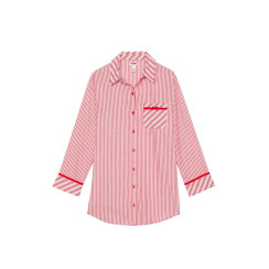 Легка ночнушка Victoria's Secret  Festive Flannel Velvet-Trim Sleepshirt 