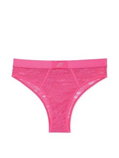 Мереживні трусики бразиліана Wink Logo High-Cut Brazilian Panty Victoria's Secret