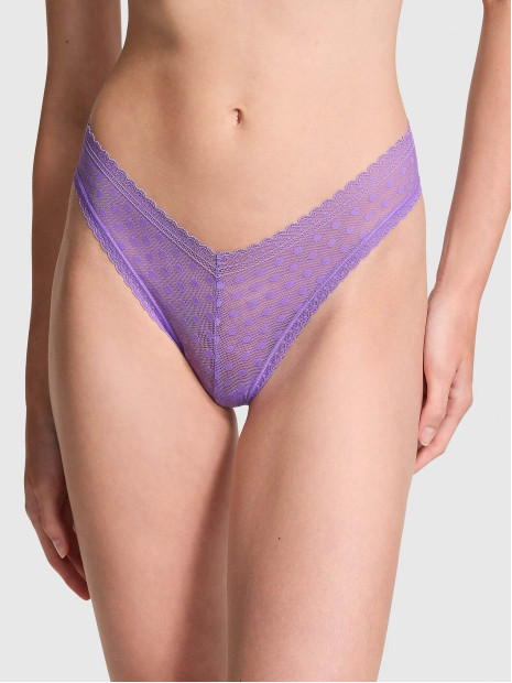 Мереживні трусики бразиліана Wink V-Front Brazilian Panty Victoria's Secret