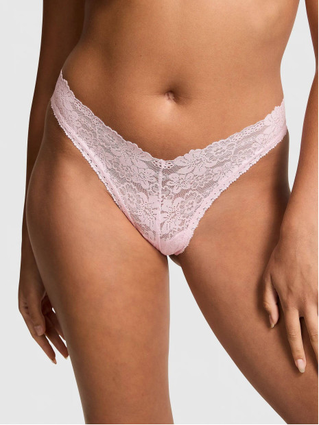 Мереживні трусики бразиліана Daisy Lace Brazilian Panty Victoria's Secret