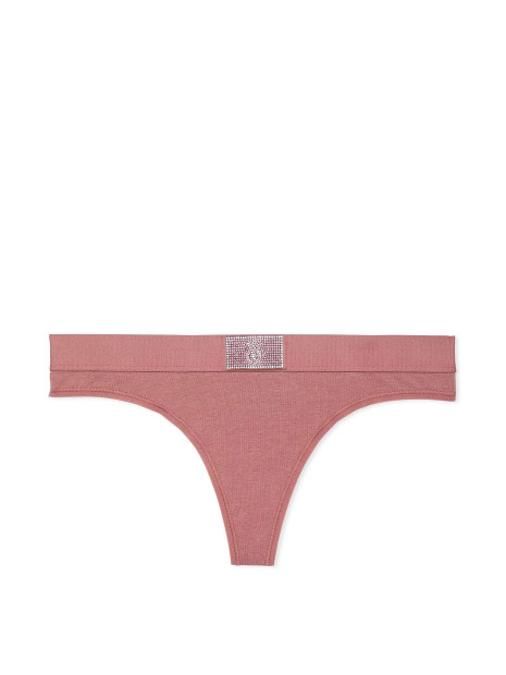 Трусики стрінги Logo Cotton Shine Patch Thong Panty Victoria’s Secret