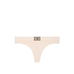 Трусики стрінги Logo Cotton Shine Patch Thong Panty Victoria’s Secret