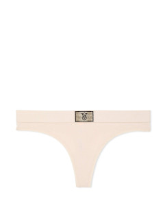 Трусики стрінги Logo Cotton Shine Patch Thong Panty Victoria’s Secret