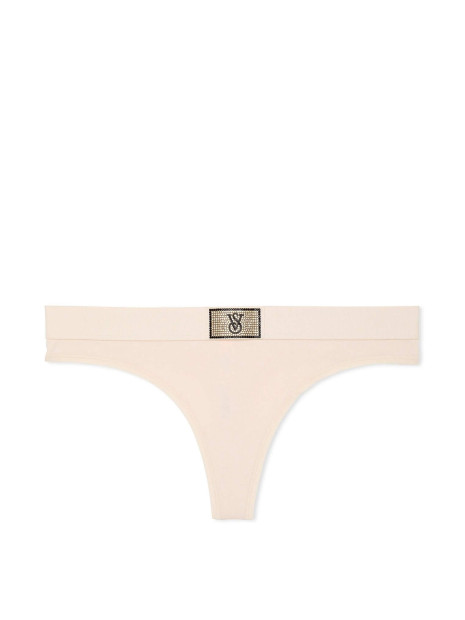 Трусики стрінги Logo Cotton Shine Patch Thong Panty Victoria’s Secret