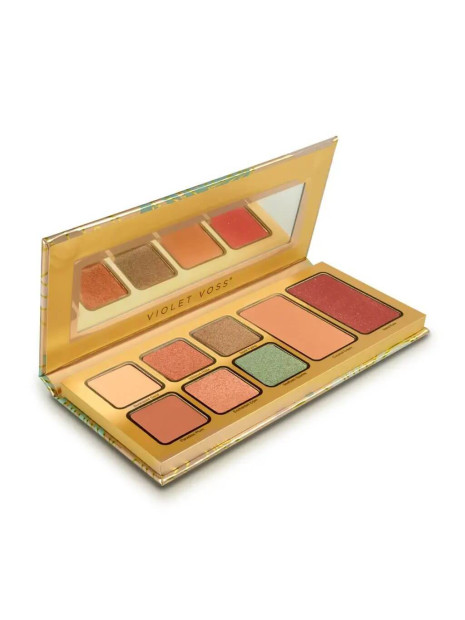 Палетка тіней, бронзера та рум'ян Violet Voss Cosmetics Pretty In Paradise Face & Shadow Palette 14 g
