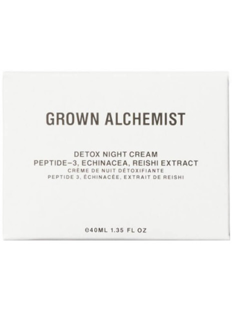 Нічний детокс-крем Grown Alchemist Detox Night Cream: Peptide-3, Echinacea, Reishi Extract 40 мл