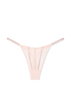 Трусики стрінги Sheer Shine Thong Panty Victoria’s Secret