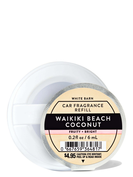 Ароматизатор для автомобіля Waikiki Beach Coconut Bath and Body Works