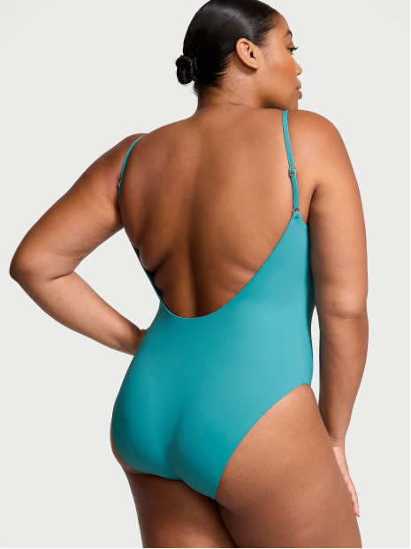 Купальник Victoria's Secret Essential Scoop One-Piece Swimsuit (зелений)