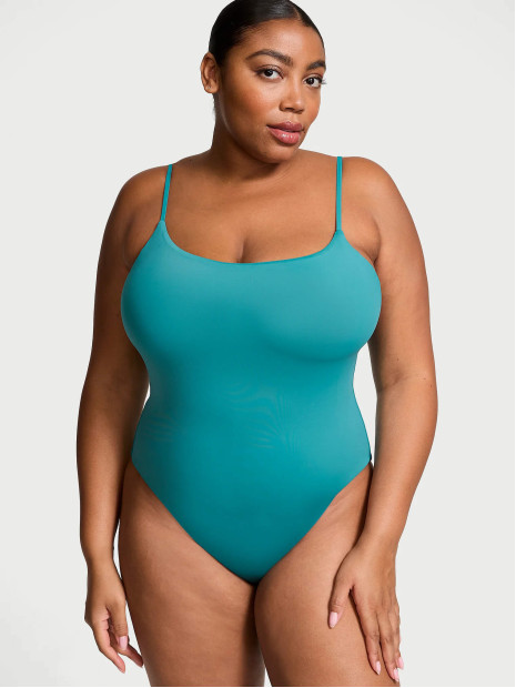 Купальник Victoria's Secret Essential Scoop One-Piece Swimsuit (зелений)