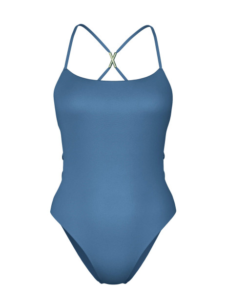 Купальник Victoria's Secret Sexy Straps Scoop One-Piece Swimsuit Moonlight Blue