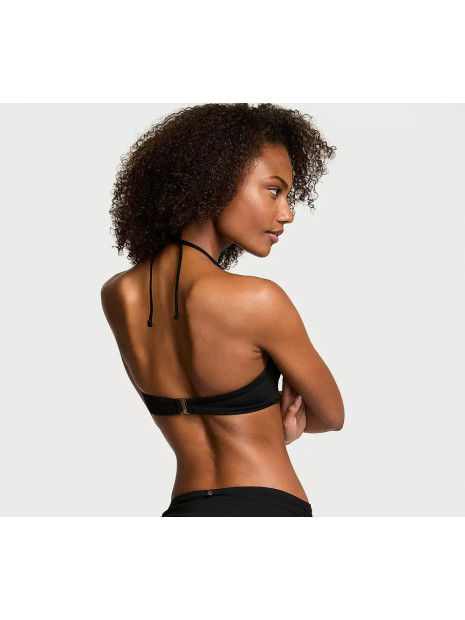 Купальник Victoria's Secret Essential Uplift Strapless Pure Black + стрінги