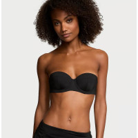 Купальник  Victoria's Secret  Essential Uplift Strapless  Black + бразиліани 