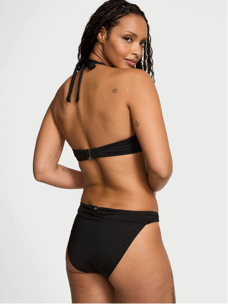 Купальник Victoria's Secret Essential Harlow Halter Push-Up Pure Black
