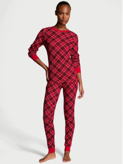 Котонова піжама  Thermal Long Pajama Set  від Victoria`s Secret 