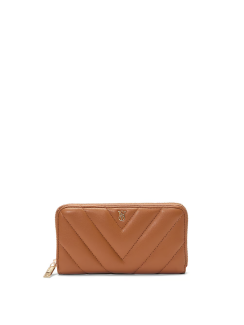 Гаманець Large Wallet with Zip Brown Victoria's Secret