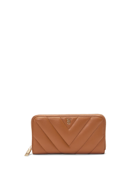 Гаманець Large Wallet with Zip Brown Victoria's Secret