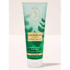 Крем для тіла з олією ши Stress Relief By Bath&Body Works - Eucalyptus Spearmint