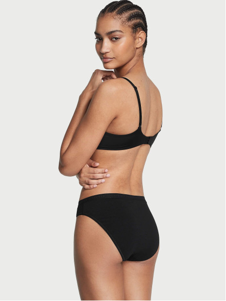 Бавовняні трусики бікіні Victoria's Secret Black