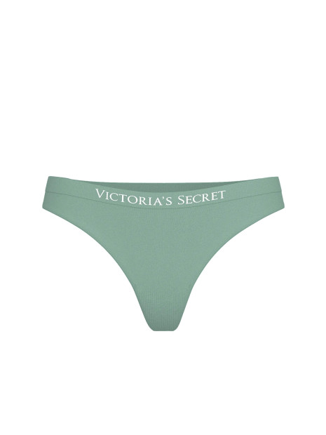 Безшовні трусики стрінги Victoria's Secret Seasalt Green