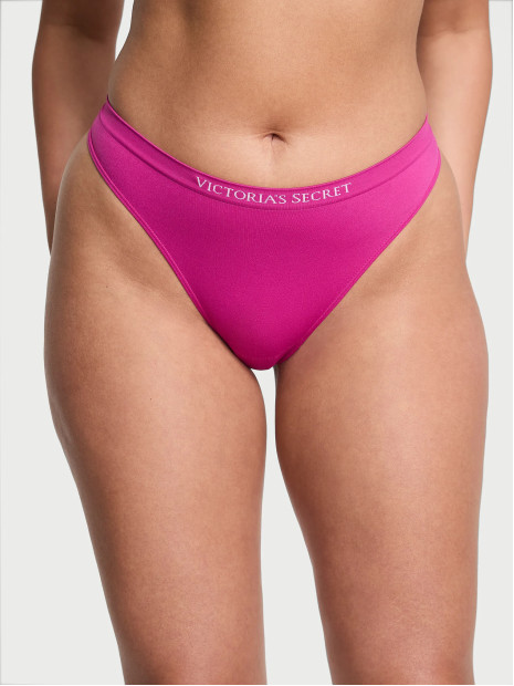 Безшовні трусики стрінги Victoria's Secret Allure Pink