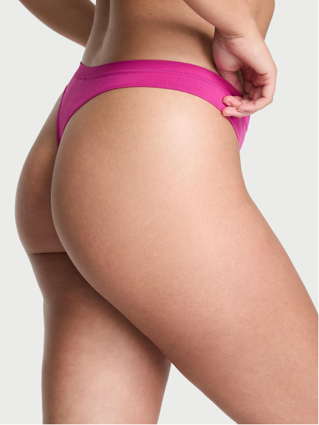 Безшовні трусики стрінги Victoria's Secret Allure Pink