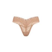 Мереживні трусики стрінги від Victoria's Secret - колір Praline
