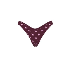 Котонові трусики стрінги Pink Wild Rose Dog Print