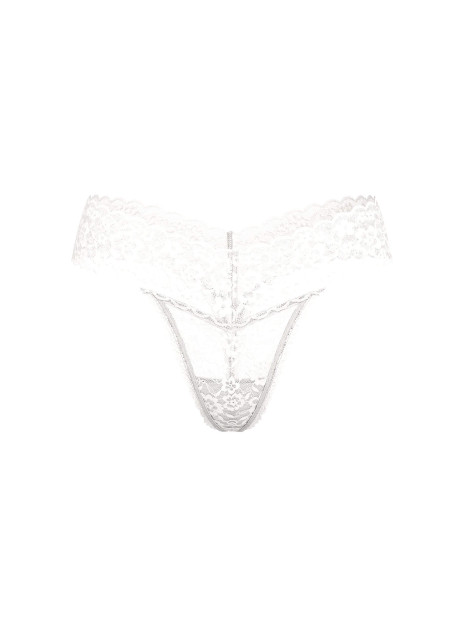 Мереживні трусики-стрінги від Victoria's Secret Coconut White