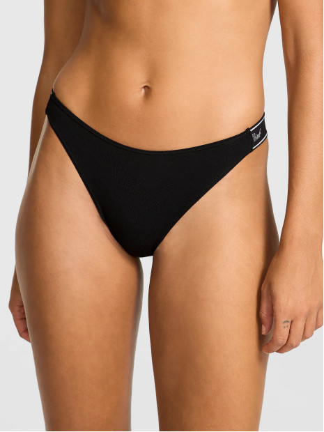 Котонові трусики стрінги Pink Pure Black