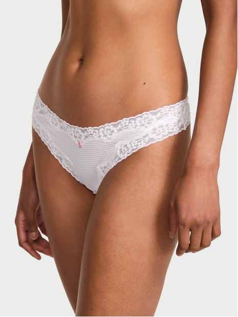 Трусики стрінги Victoria's Secret Vs White