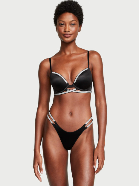 Бюстгалтер Victoria's Secret Shine Cradle Push-Up Bra Black