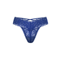 Мереживні трусики-стрінги Victoria's Secret Royal Blue