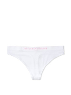 Безшовні трусики стрінги Victoria's Secret VS White