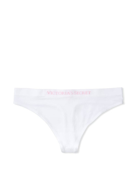 Безшовні трусики стрінги Victoria's Secret VS White