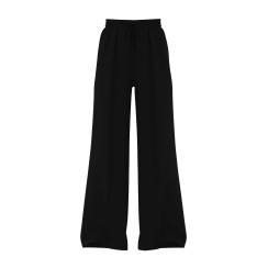 Жіночі спортивні штани PINK Ivy Fleece Wide-Leg (Pure Black)