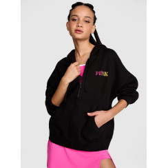 Жіноча худі на блискавці PINK Ivy Fleece Campus Full-Zip